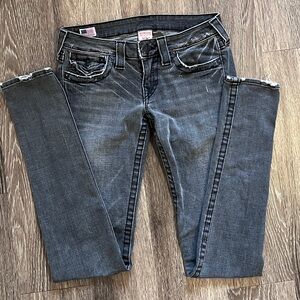 True Religion Low Rise Moto Skinny Jeans🖤